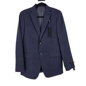 NWT Marc New York Navy Blue Cromwell Skinny Fit Stretch Blazer Size 20 Husky